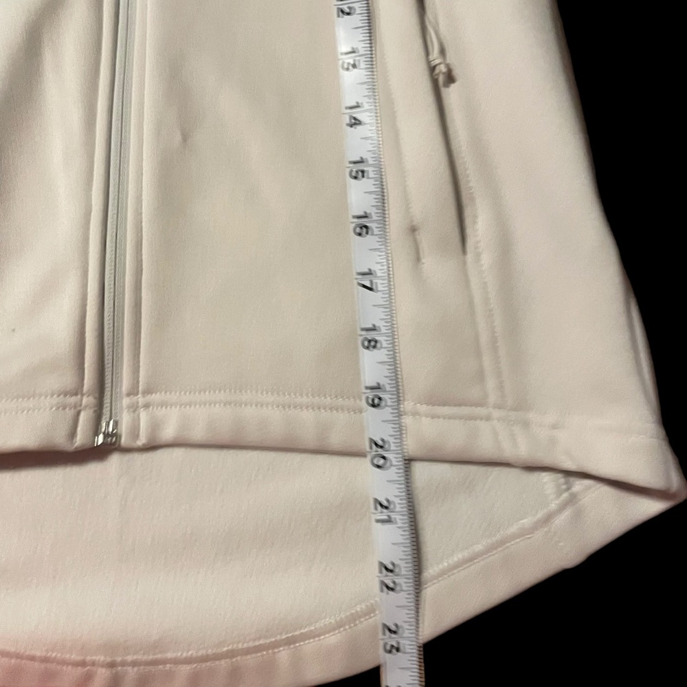 North Face Women's Ivory Color Hoodie, Size S/P, Zip up, Pre-Owned - Picture 9 of 14